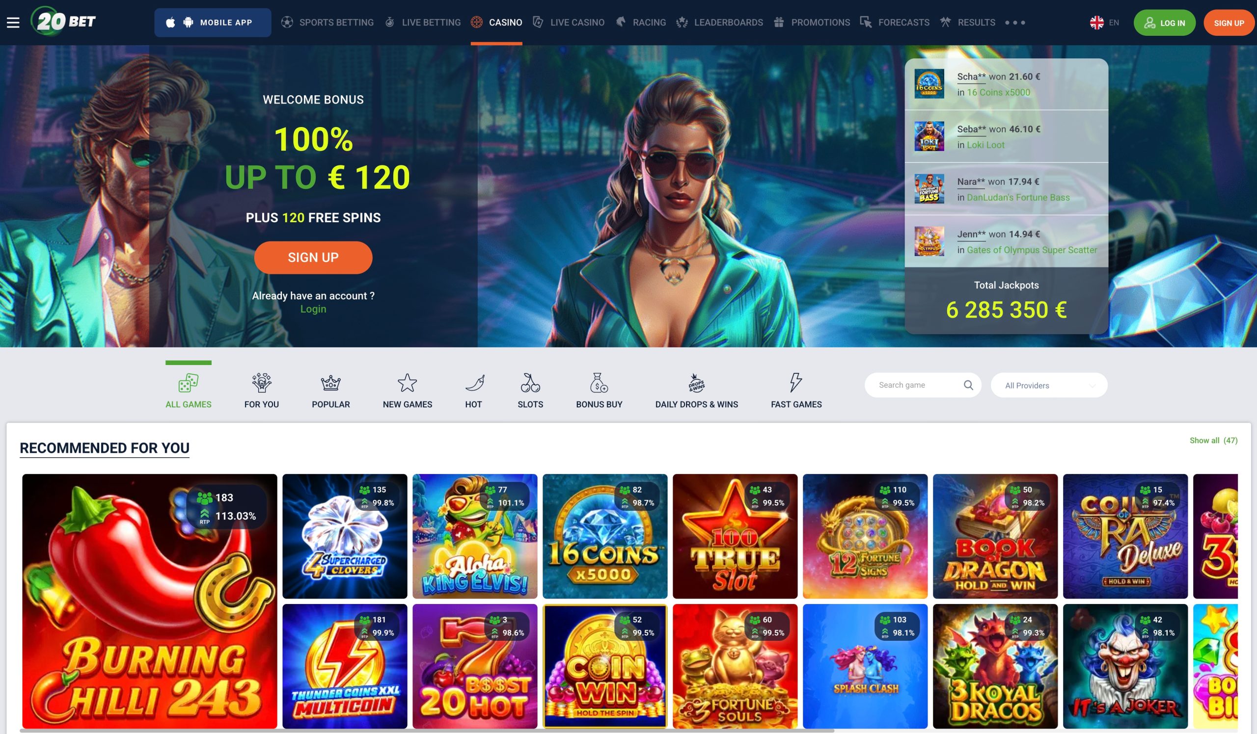 20Bet casina
